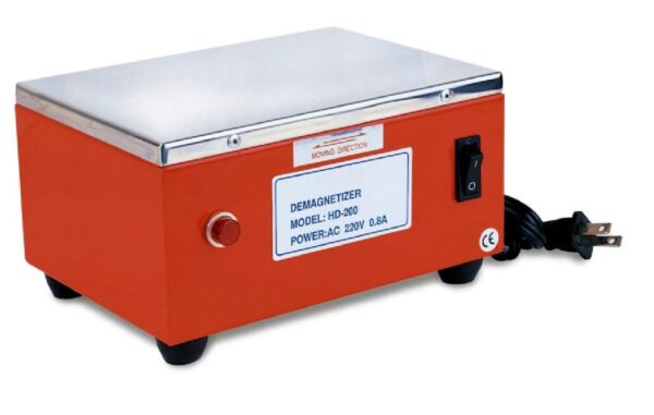Desmagnetizador com superfície de 200 x 150 x 100mm modelo HD200