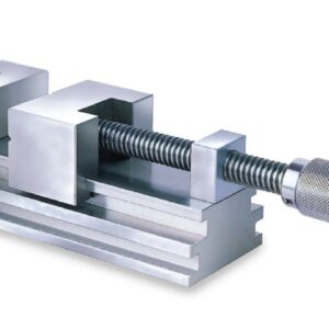 Morsa de precisão em aço inox c/abertura de 100mm e larg.mordentes de 70mm