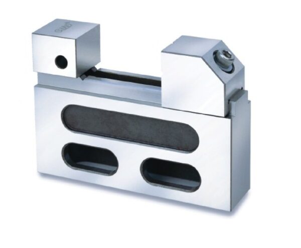 Morsa de precisão em aço inox para eletroerosão com abertura de 50mm