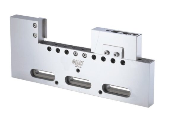 Morsa de precisão em aço inox para eletroerosão com abertura de 150mm