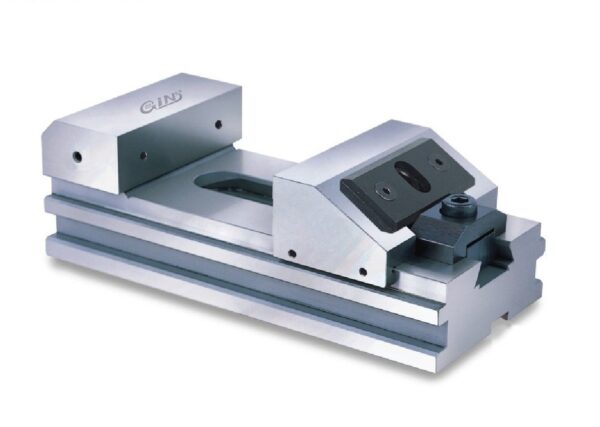 Morsa de precisão retificada c/ abertura de 125mm e larg. mordentes de 96mm