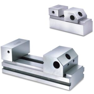 Morsa de precisão retificada c/ abertura de   45mm e larg. mordentes de 36mm