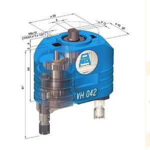 Cabeçote multiplo mod. VH-043P com 03 eixos ajustaveis a 120º