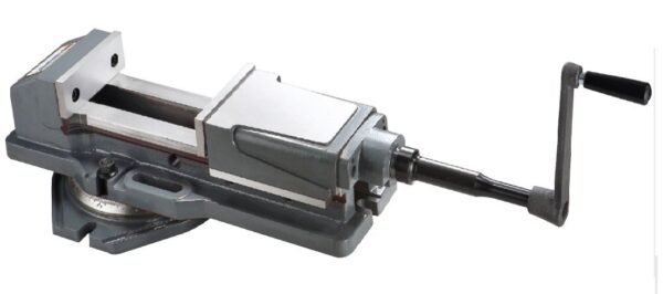 Morsa hidráulica giratória c/ abertura de 400mm - fechamento de 7.500kgf.