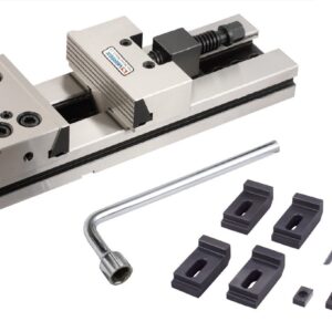 Morsa modular fixa de precisão c/abertura de 200mm e larg.mordentes de 175mm