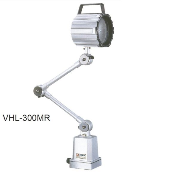 Luminária blindada c/ lâmpada halógena e articulação c/ haste 200 x 200mm p/ 220V