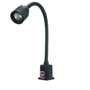Luminária blindada com lâmpada halógena p/ 12V