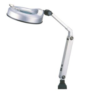Luminária fluorescente com haste média de 250 x 270mm com lente 5x - 220V