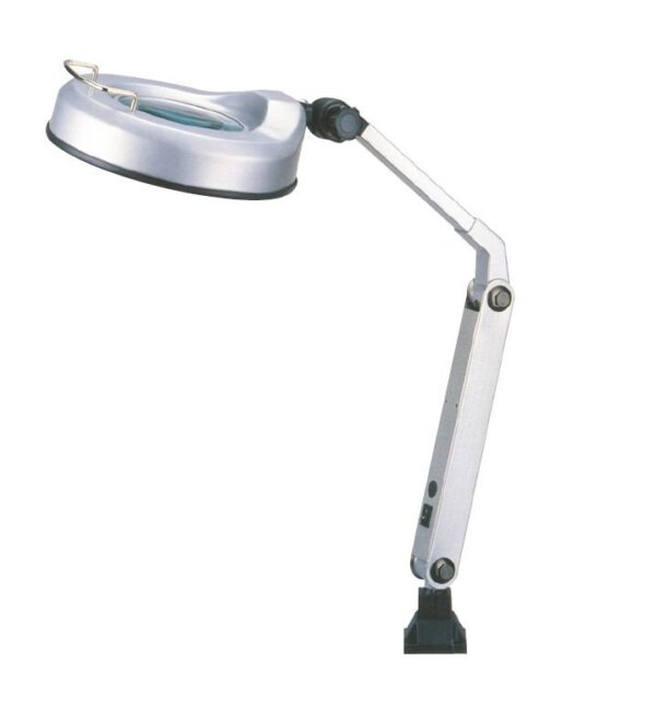 Luminária fluorescente com haste média de 250 x 270mm com lente 5x - 220V