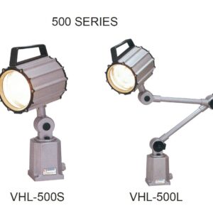 Luminária com lâmpada halógena c/ haste 220 x 220mm p/ 220V