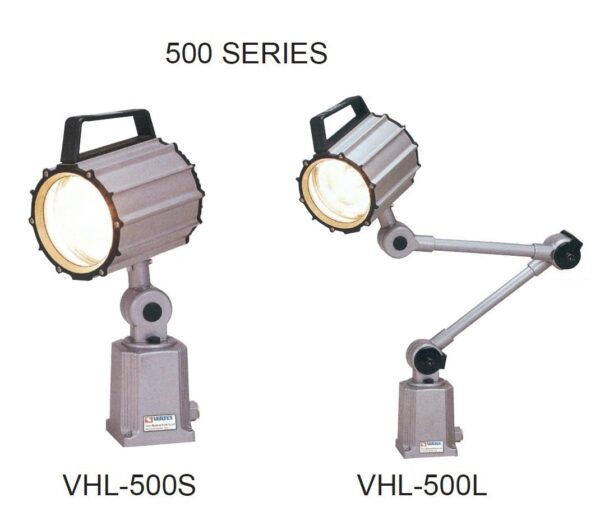 Luminária com lâmpada halógena c/ haste curta p/ 220V