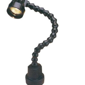 Luminária com lâmpada halógena p/ 220V c/ transformador e base magnetica