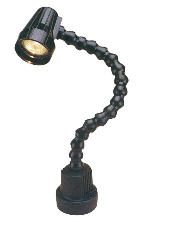Luminária com lâmpada halógena p/ 220V c/ transformador e base magnetica
