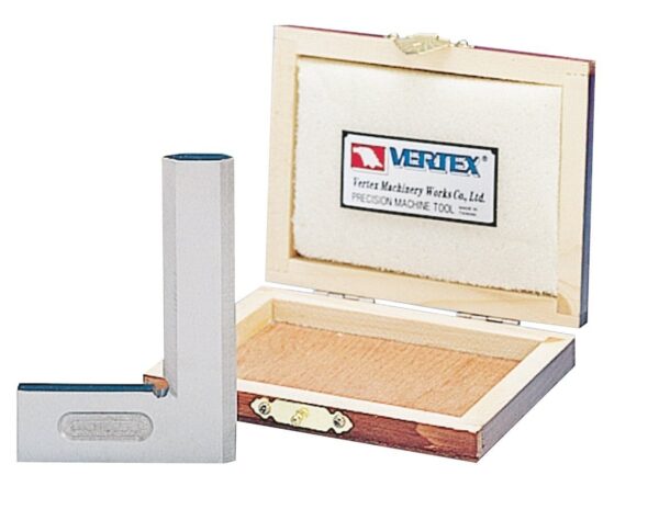 Esquadro de aço temperado com fio de luz de 100 x 8 x 150mm(h) (H-306)