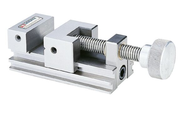 Morsa de precisão em aço inox c/abertura de  75mm e larg.mordentes de 64mm
