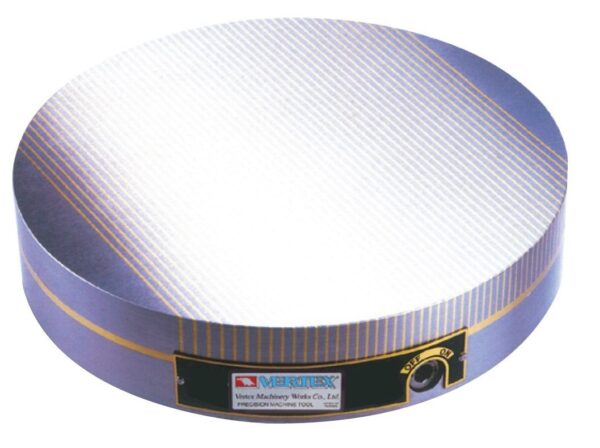 Mesa magnética circular de 160 x 50mm(h) com passo polar fino de 1 + 1,5mm