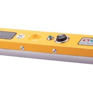 Desmagnetizador com dimensões de 345 x 35 x 25mm(h)