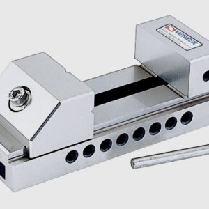 Morsa de precisão retificada c/ abertura de 200mm e larg. mordentes de 150mm