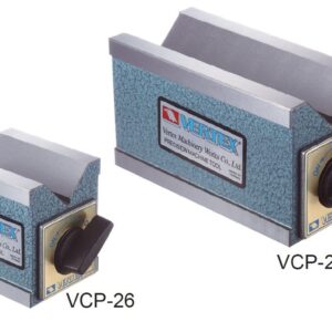 Disposit. porta peças em "V" c/ magnetico incorporado de 125 x 60 x   73mm(h) - força de 35kgs.