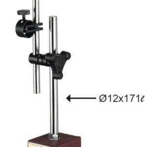 Base magnética c/ ajuste fino p/ apalpador de 62 x 50 x 55mm(h) - força de 80Kgf.