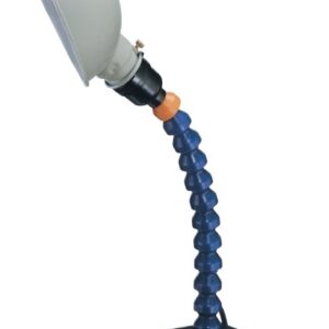 Luminária com flexível e base magnética incorporada