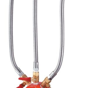 Base magnética c/ 3 bicos de refrigeração metalico de 62 x 50 x 55,5mm(h) força 75 Kgf.