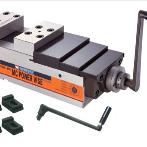 Morsa fixa horizontal / vertical c/ abertura 205mm e  largura dos mordentes 124,5mm