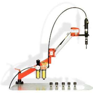 Rosqueadeira portatil pneumatica para rosquear de M3-M12 com braço de 950mm