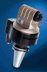 Cabeçote angular a 90º mod. TA10P para trabalhar com pinças ER-16 com haste ISO-30 DIN-69871