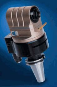 Cabeçote angular regulavel de 0-90º mod. TAV-13P p/trabalhar c/pinças ER-20 c/haste ISO-40 DIN-69871