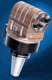 Cabeçote angular a 90º mod. TA26.40 com saida cone ISO-40 com haste BT-50 norma MAS-403